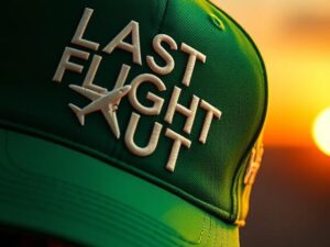Last Flight Out Hat - Green